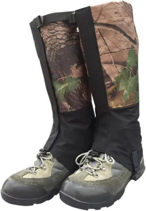 1 Pair Unisex Waterproof Snowproof Outdoor Hiking Walking Gaiters Leg Cover Wraps Shoes Boots Cover Snowproof Leg Gaiters for Hiking Size m 38-42