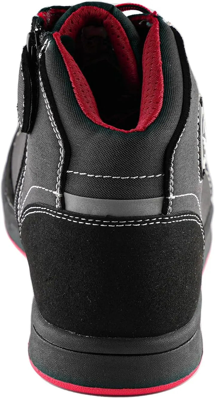 1Storm Men's Motorcycle Boots Rider Racing Black Hiking Trekking Outdoor Boots