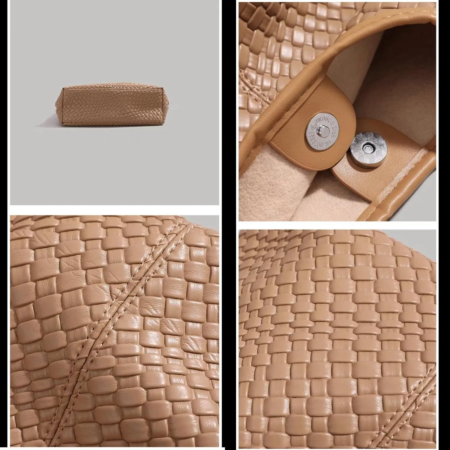 2025 Leather Tote Bag for Women Top-handle Shoulder Bag, Hobo Bags Large Capacity Soft Vegan Crossbody Handbag Underarm