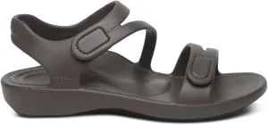 Aetrex Jillian Water-Friendly Sport Sandals for Women - Adjustable Strap Comfort Womens Sport Sandals for Beach Summer