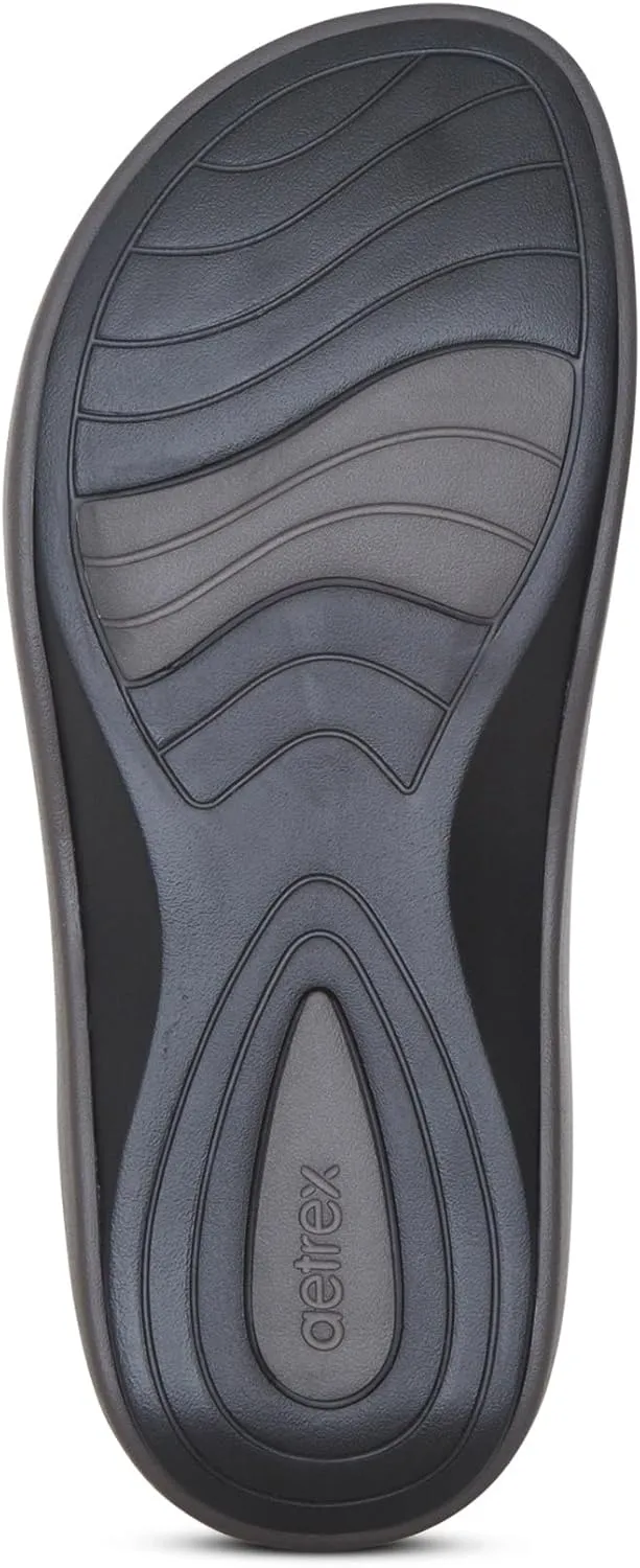 Aetrex Jillian Water-Friendly Sport Sandals for Women - Adjustable Strap Comfort Womens Sport Sandals for Beach Summer