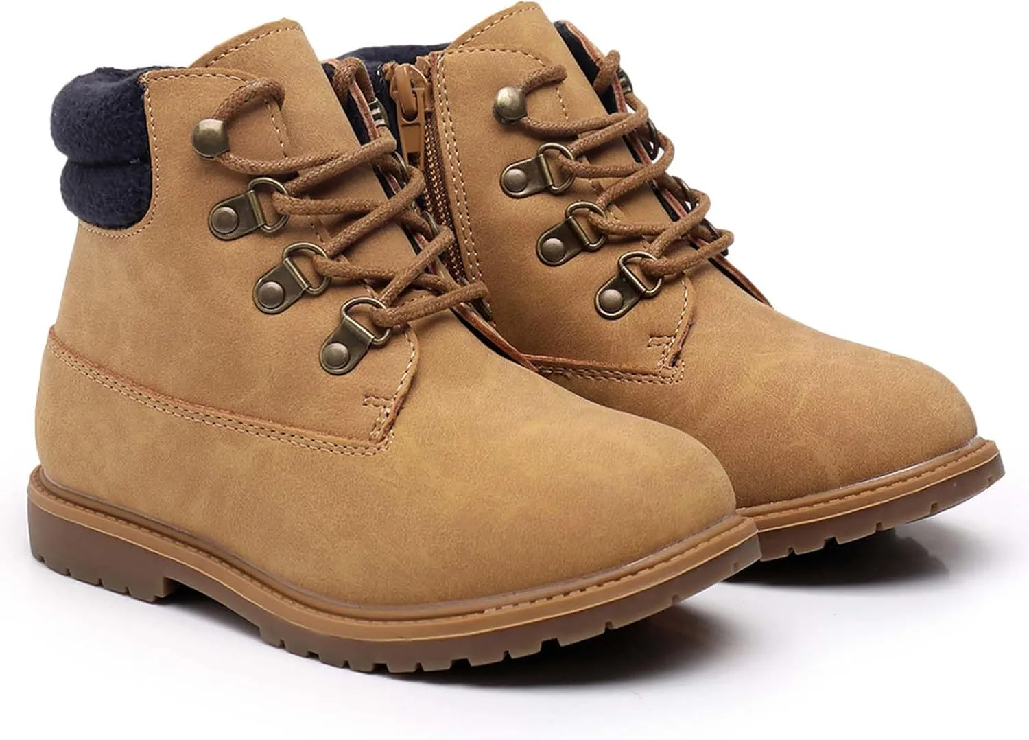 Ahannie Kids Boys Ankle Boots Outdoor Work Fall Boots(Toddler/Little Kid)