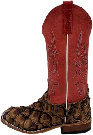 Anderson Bean Men's Big Bass Cigar Matte Exotic Fish Boot 339487