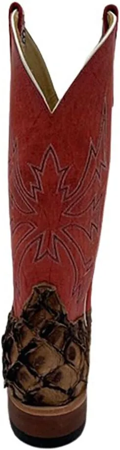 Anderson Bean Men's Big Bass Cigar Matte Exotic Fish Boot 339487
