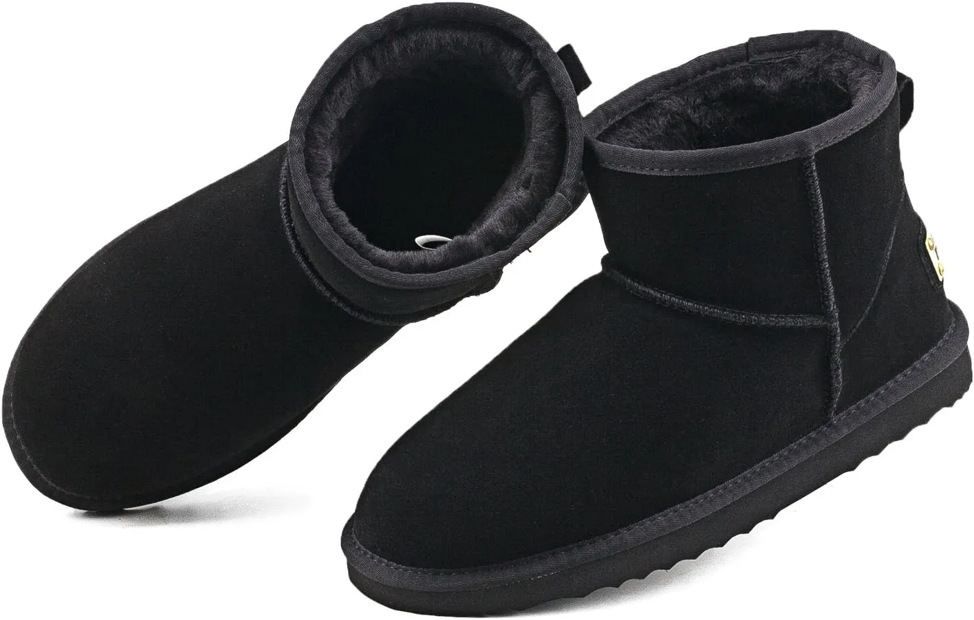 AUSLAND Men's Classic Water-resistant Short Snow Boots 5654