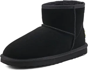AUSLAND Men's Classic Water-resistant Short Snow Boots 5654
