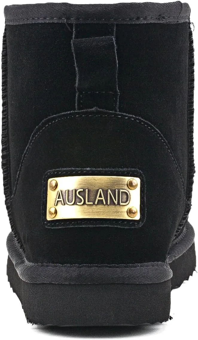 AUSLAND Men's Classic Water-resistant Short Snow Boots 5654