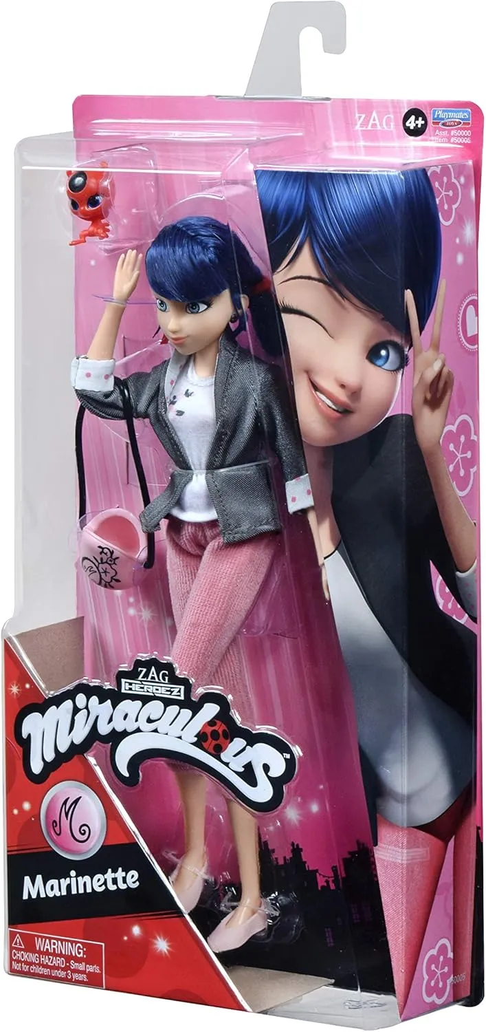 BANDAI Miraculous: Tales of Ladybug & Cat Noir - Marinette 26cm Fashion Doll with Accessories