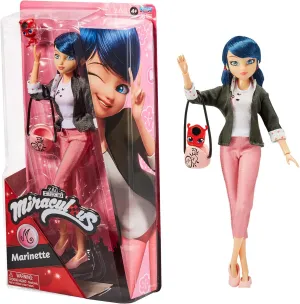 BANDAI Miraculous: Tales of Ladybug & Cat Noir - Marinette 26cm Fashion Doll with Accessories
