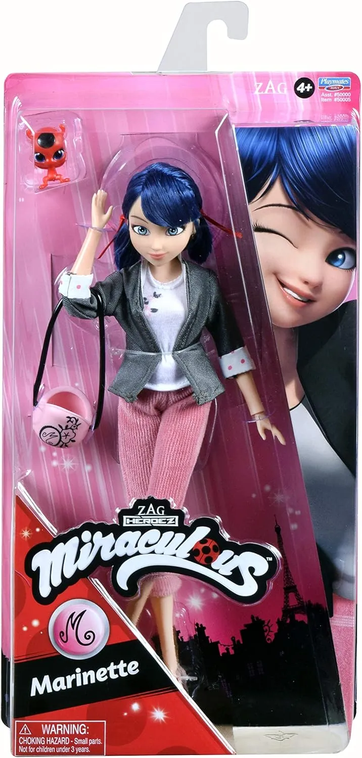 BANDAI Miraculous: Tales of Ladybug & Cat Noir - Marinette 26cm Fashion Doll with Accessories