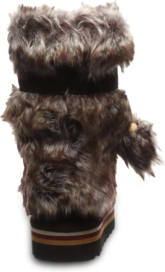 BEARPAW Retro Tama Youth Fog Boot | Youth's Boot Classic Suede | Kid's Boots | Comfortable Winter Boot