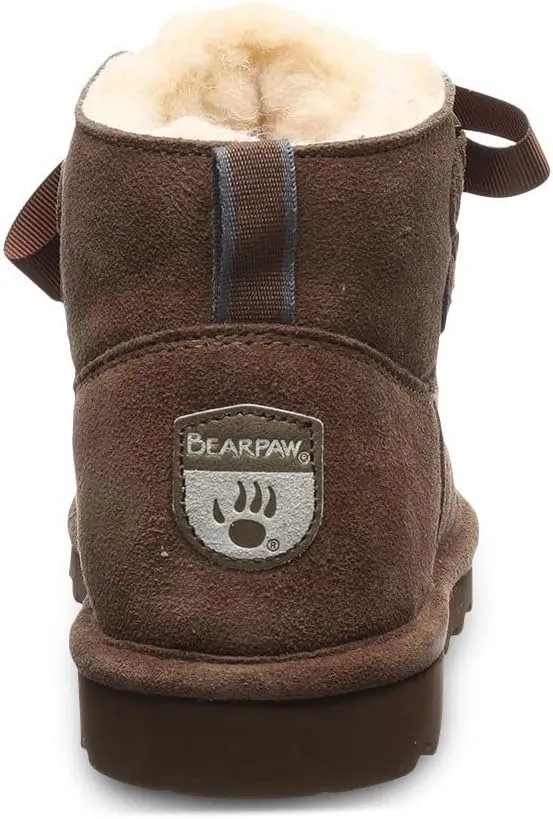 BEARPAW Women's Jessica | Multiple Sizes & Colors | Classic Suede Boot | Comfortable Slip On Boot
