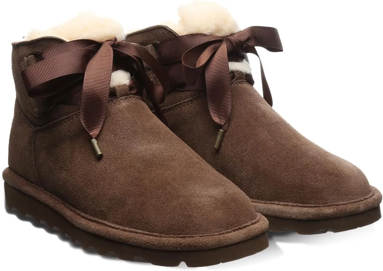 BEARPAW Women's Jessica | Multiple Sizes & Colors | Classic Suede Boot | Comfortable Slip On Boot