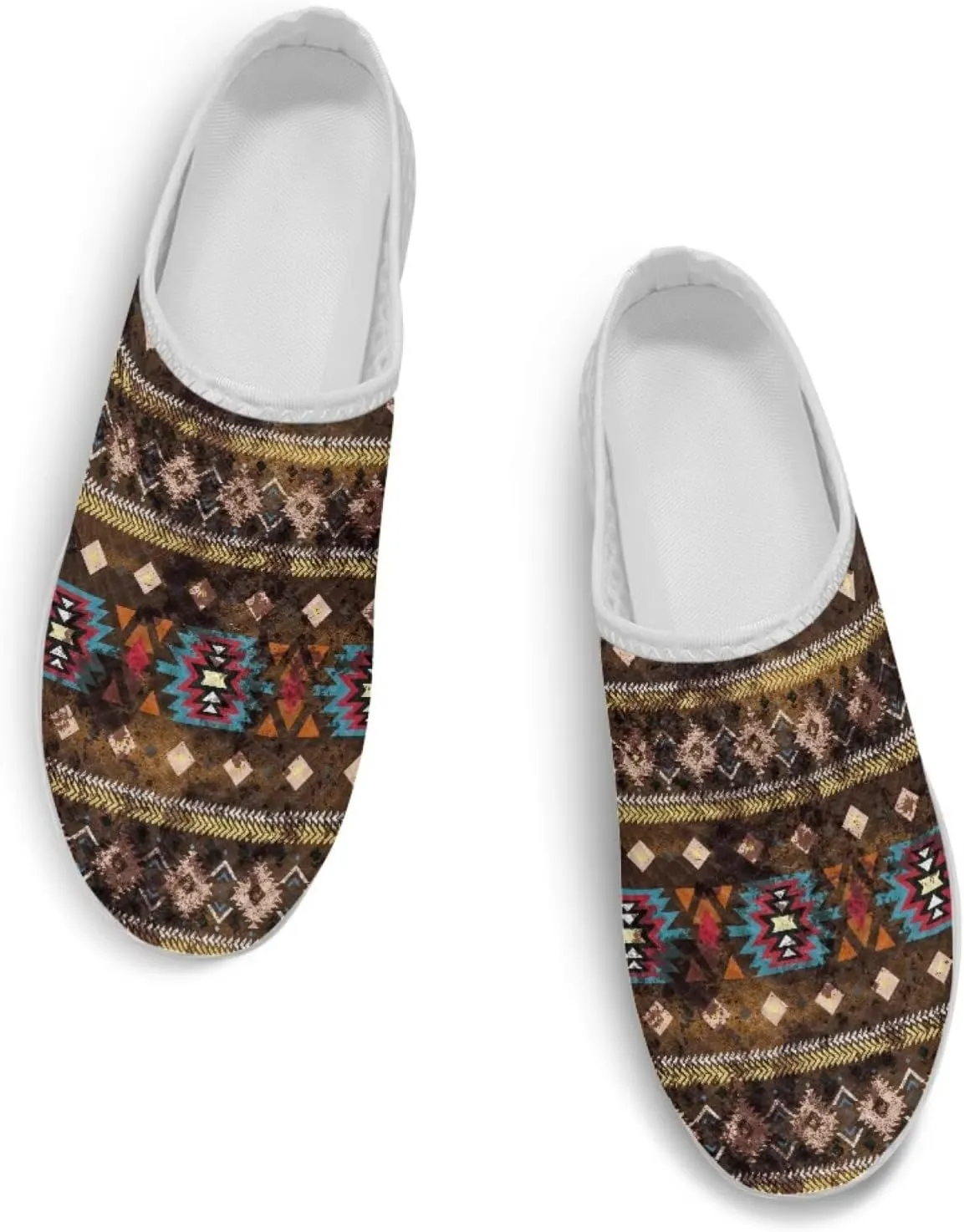 Binienty Women Mules Shoes Slip on Mesh Walking Shoes Arch Support for Casual Dating, Festival, Vacation