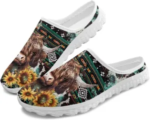 Binienty Women Mules Shoes Slip on Mesh Walking Shoes Arch Support for Casual Dating, Festival, Vacation