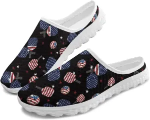 Binienty Women Mules Sneakers Slip On Mesh Garden Shoes with Arch Support Lightweight Memory Foam Minimalist Walking Shoes