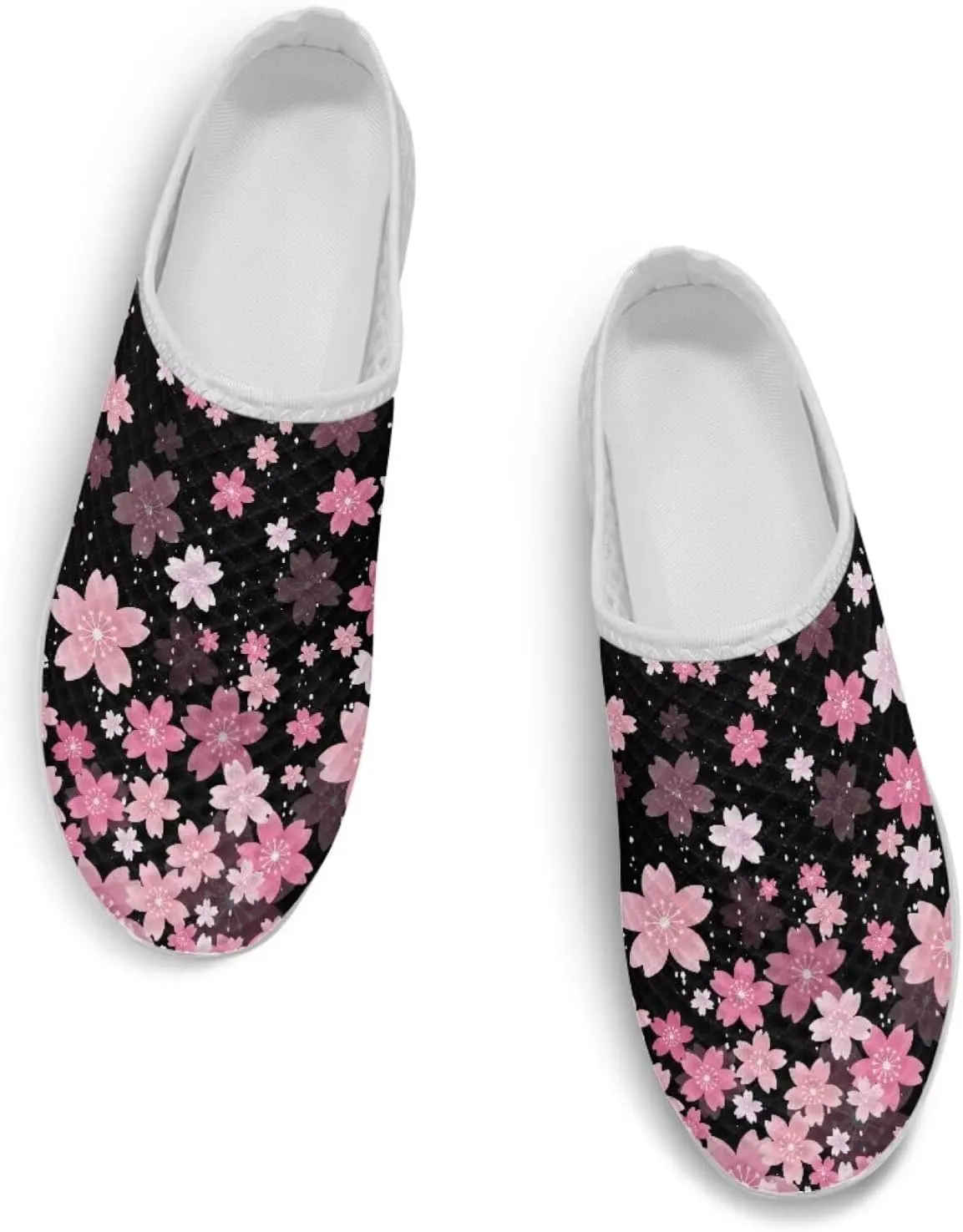 Binienty Womens Mules & Clogs with Arch Support Breathable Mesh Slip On Walking Shoes for Outings Shopping Camping