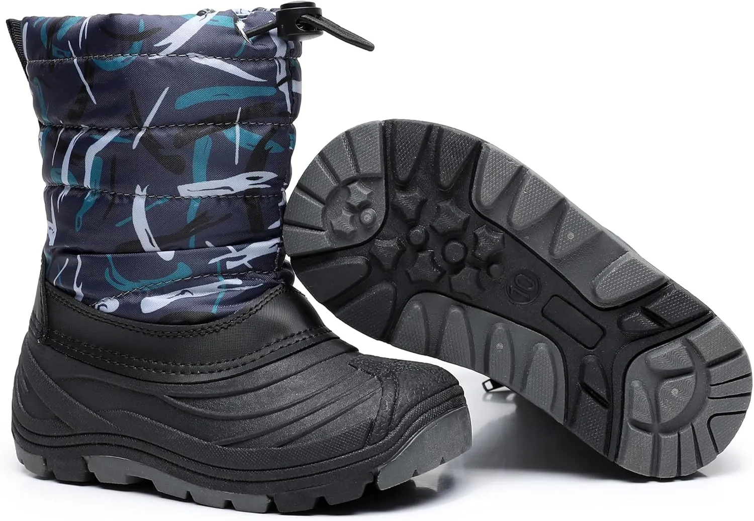 Blikcon Boys Snow Boots Outdoor Cold Weather Winter Boots (Toddler/Little Kid)