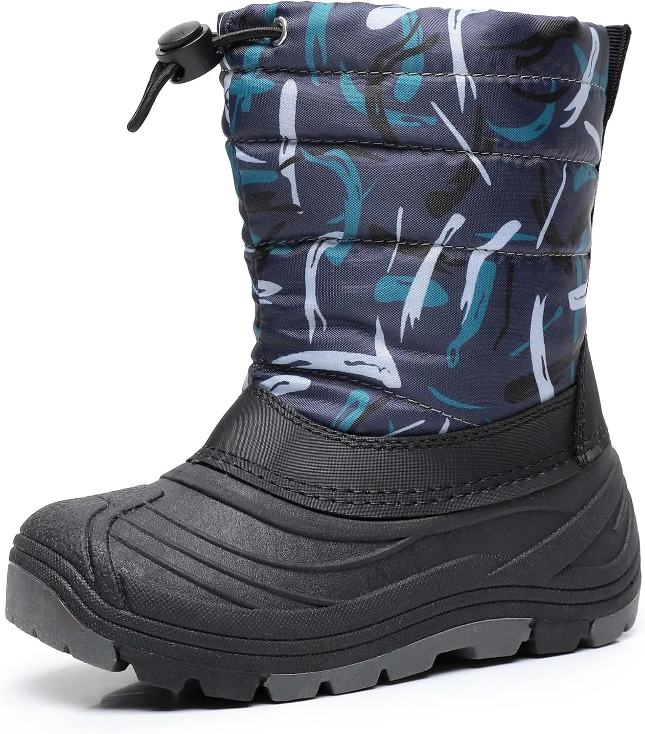 Blikcon Boys Snow Boots Outdoor Cold Weather Winter Boots (Toddler/Little Kid)