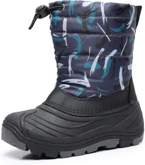 Blikcon Boys Snow Boots Outdoor Cold Weather Winter Boots (Toddler/Little Kid)