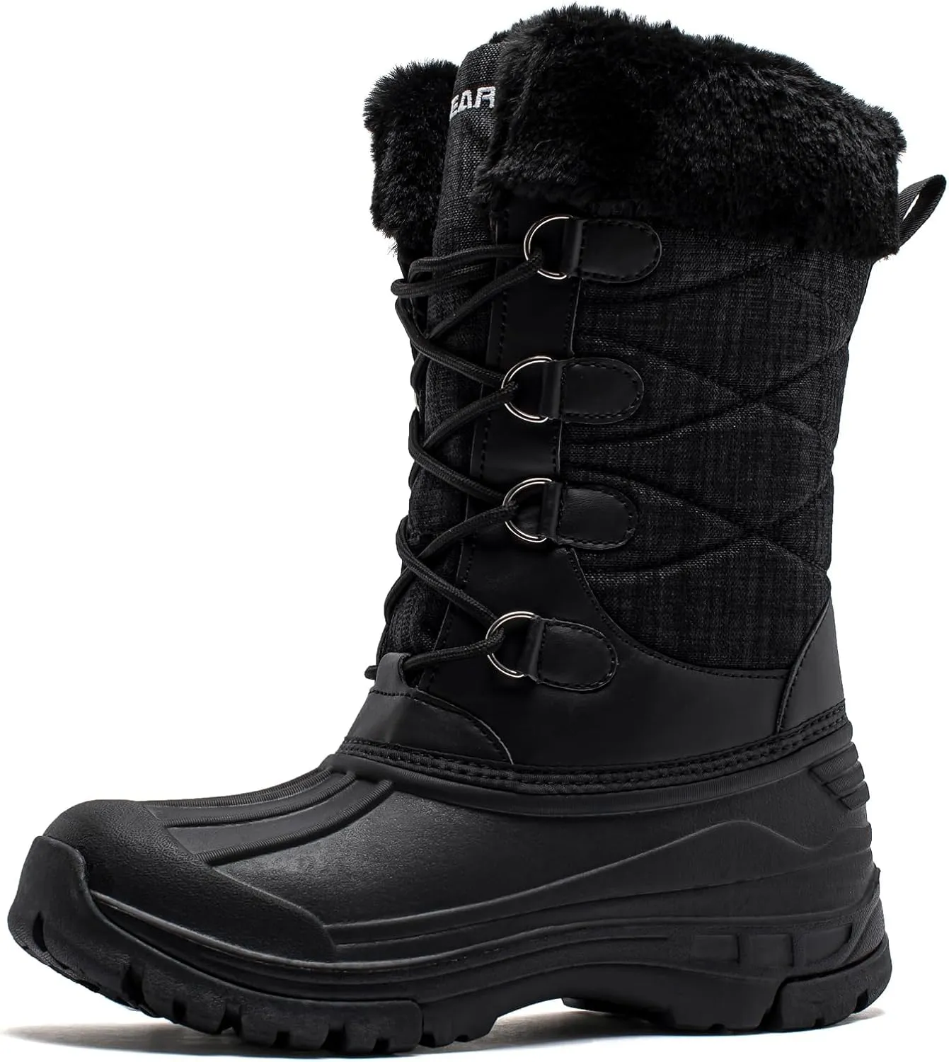 BODATU Boys Snow Boots Outdoor Waterproof Winter Kids Shoes