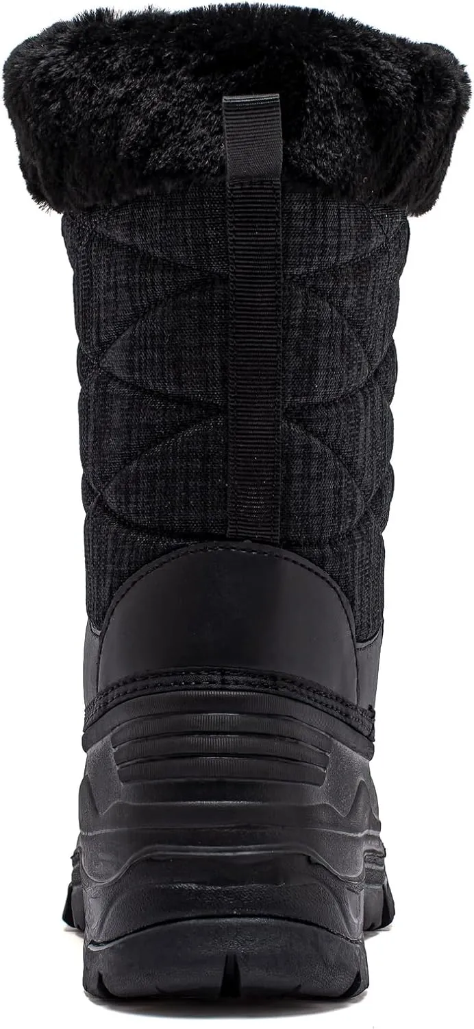BODATU Boys Snow Boots Outdoor Waterproof Winter Kids Shoes