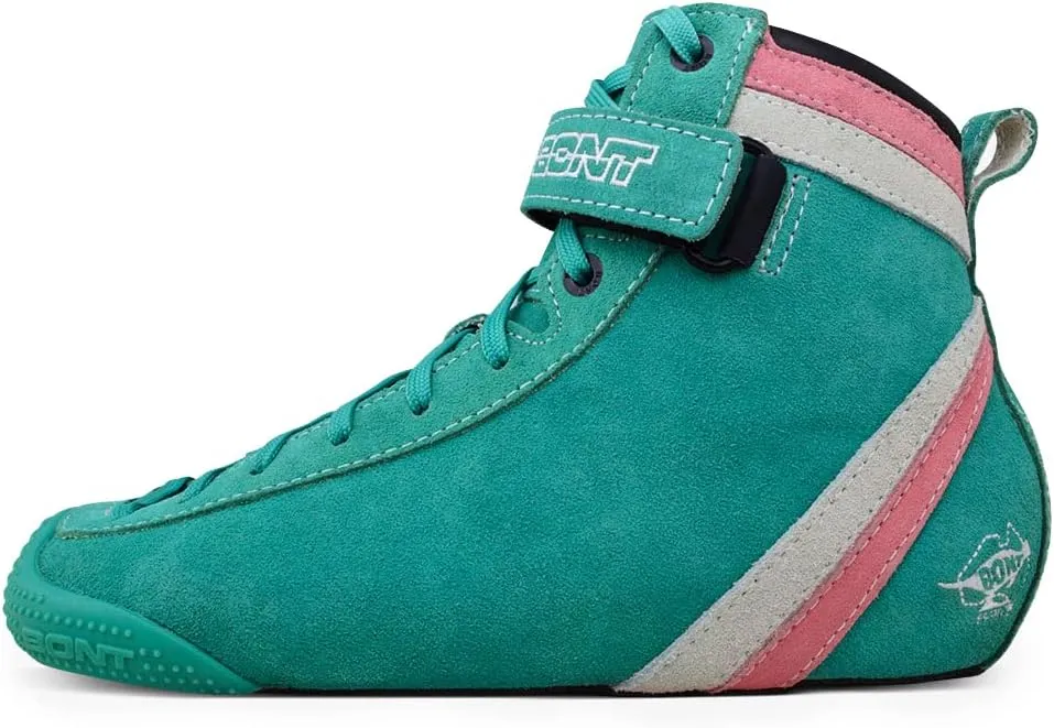Bont Parkstar Soft Teal Suede Roller Skates for Park Ramps Bowls Street - Rollerskates for Outdoor and Indoor Skating