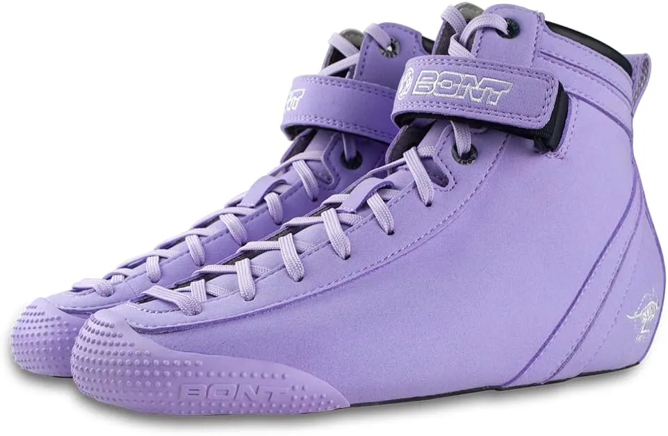 Bont Parkstar Vegan Lavender Suede Professional Roller Skates for Park Ramps Bowls Street - Rollerskates for Outdoor and Indoor Skating