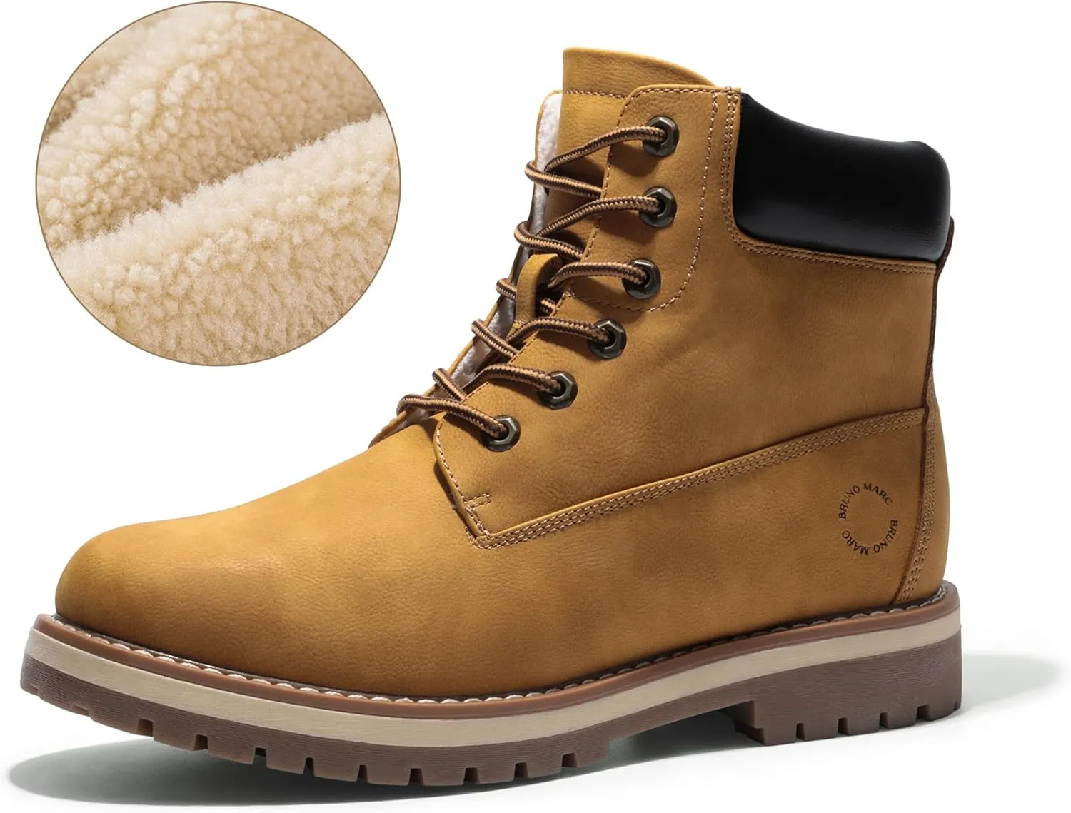 Bruno Marc Men's Classic Winter Fall Boots Outdoor Work Boots 2.0