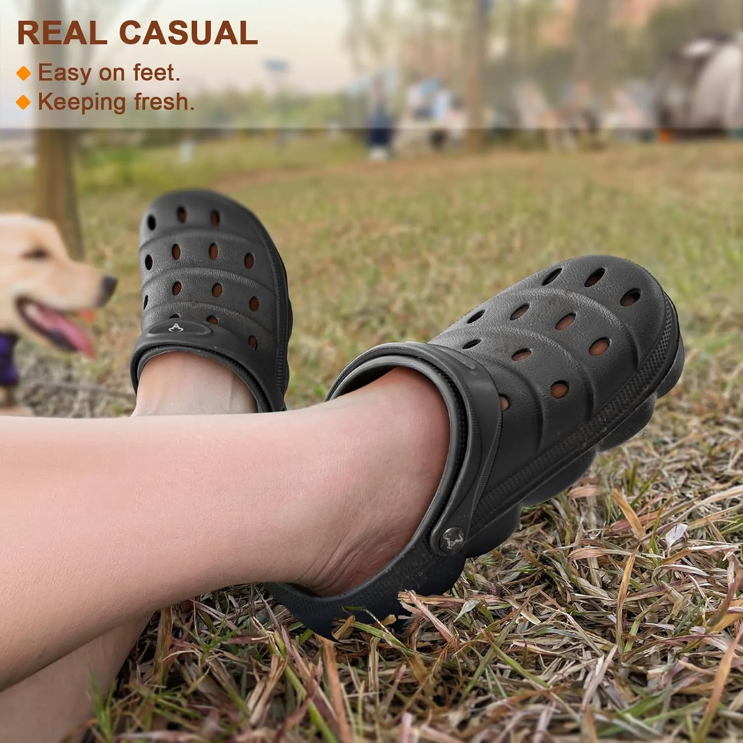 BULLIANT Men Clogs,Comfortable Mules Sandals for Men Women Cushioned Footbed Arch Support-EVA Ligthweight