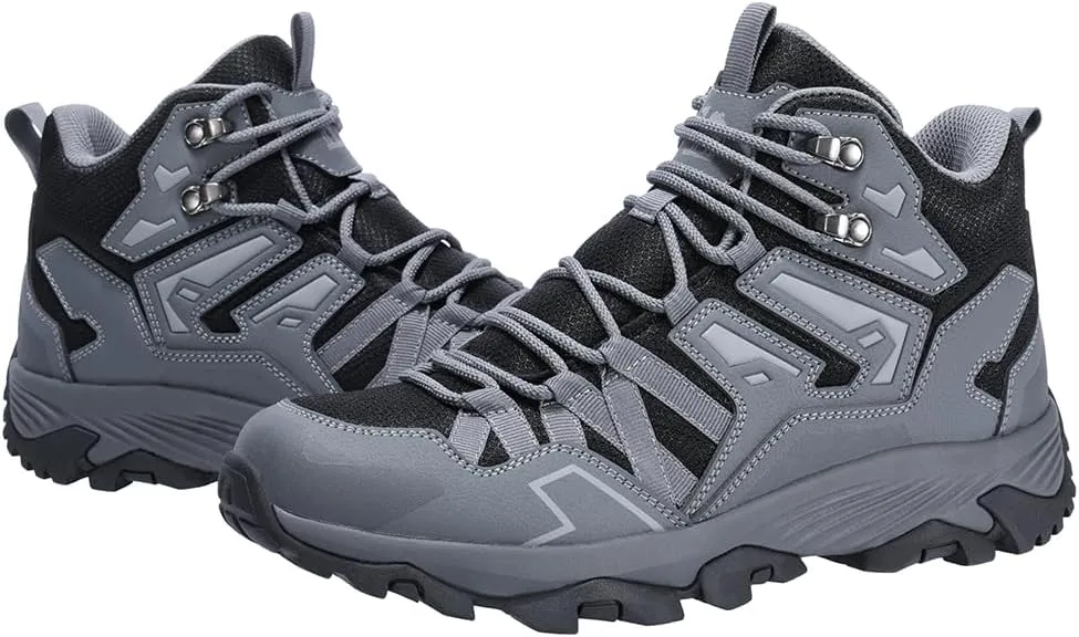 CAMEL CROWN Hiking Shoes Men Waterproof Ankle High Hiking Boots Breathable Lightweight for Backpacking Trekking Trails Outdoor