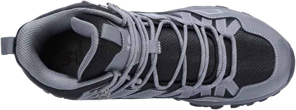 CAMEL CROWN Hiking Shoes Men Waterproof Ankle High Hiking Boots Breathable Lightweight for Backpacking Trekking Trails Outdoor