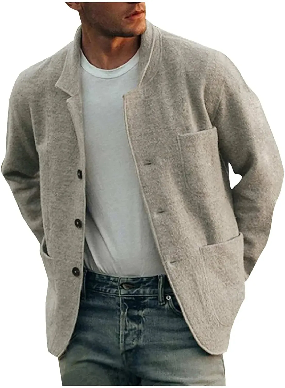 Casual Blazer For Men Summer Elegant Pullover