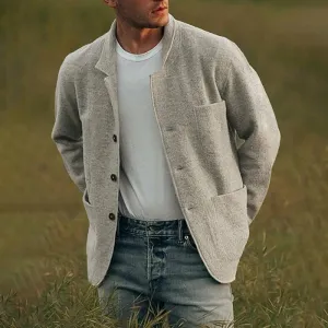 Casual Blazer For Men Summer Elegant Pullover