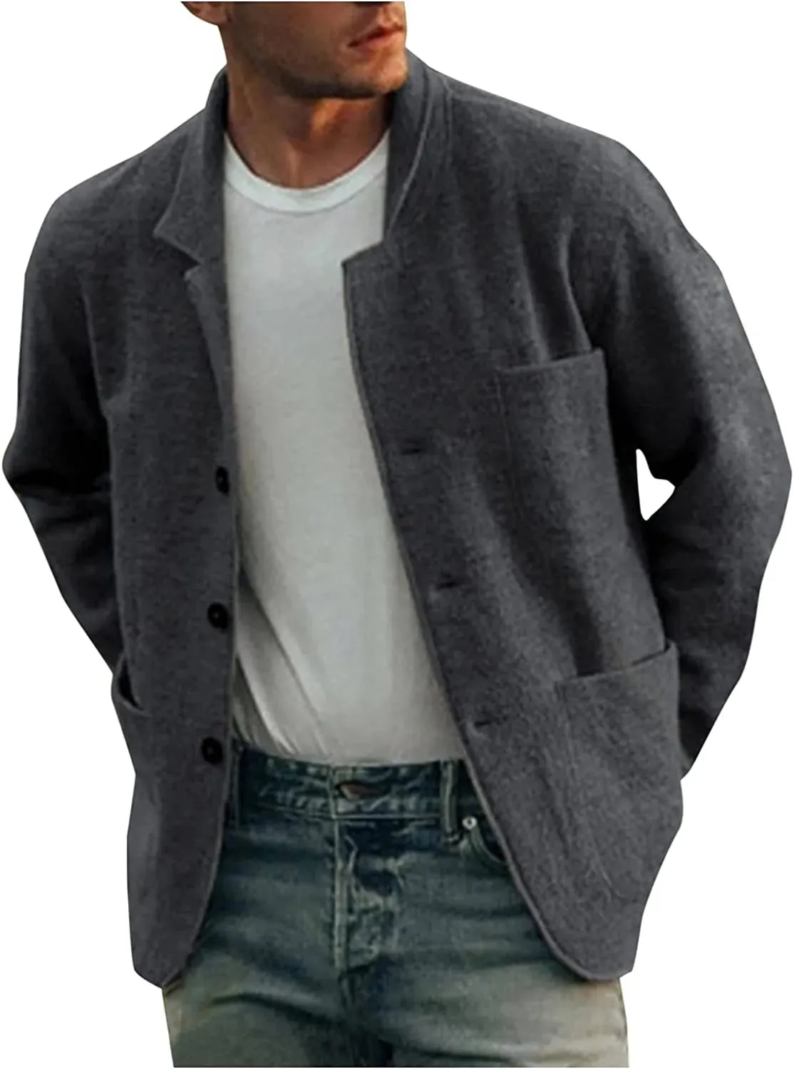 Casual Blazer For Men Summer Elegant Pullover