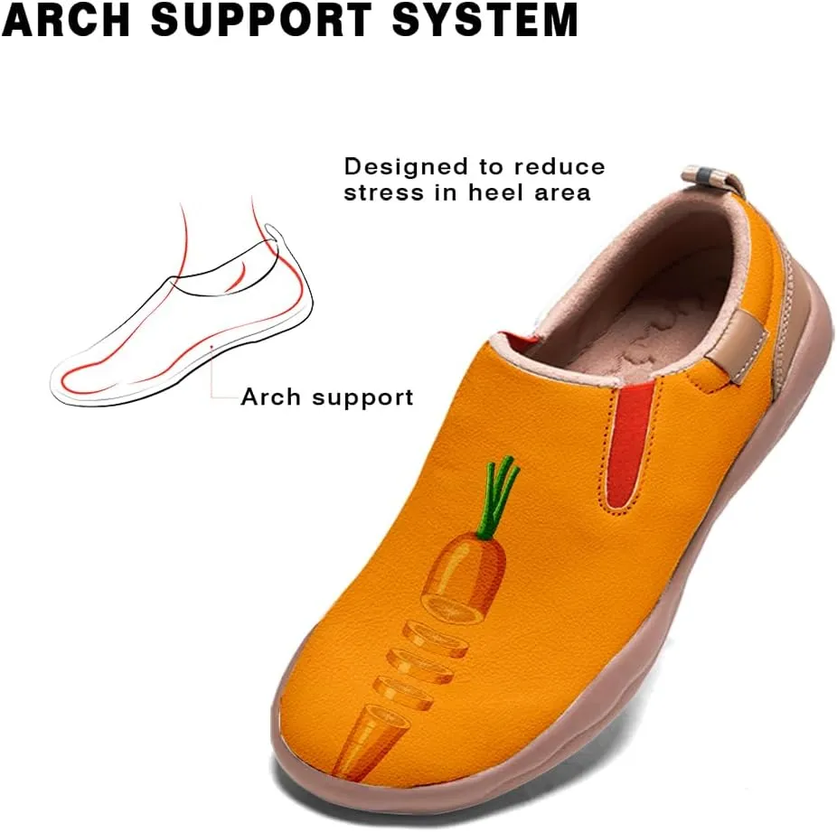 Casual Shoes for Boys Girls Art Painted Slip On Loafers Lightweight Fashion Travel Walking Sneaker