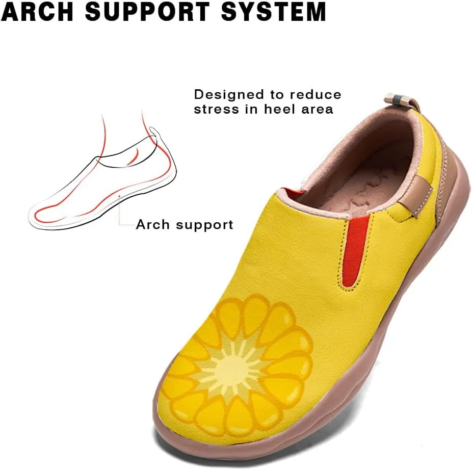 Casual Shoes for Boys Girls Art Painted Slip On Loafers Lightweight Fashion Travel Walking Sneaker