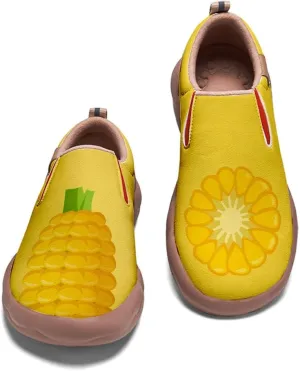 Casual Shoes for Boys Girls Art Painted Slip On Loafers Lightweight Fashion Travel Walking Sneaker