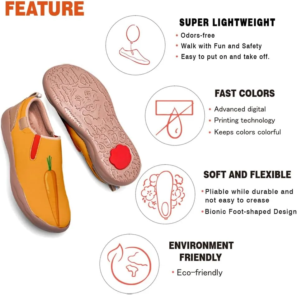 Casual Shoes for Boys Girls Art Painted Slip On Loafers Lightweight Fashion Travel Walking Sneaker