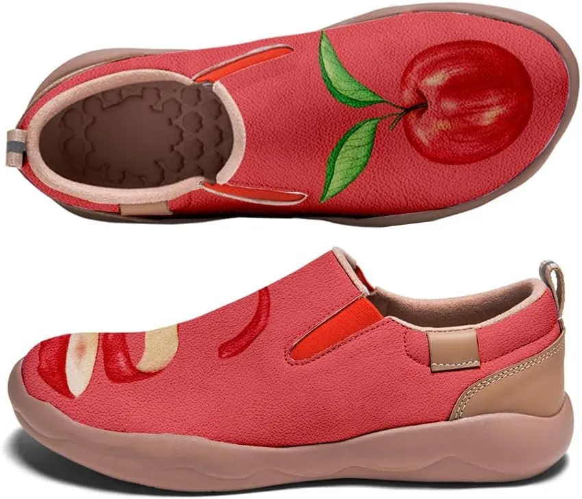 Casual Shoes for Women Art Painted Slip On Loafers Lightweight Fashion Travel Walking Sneaker
