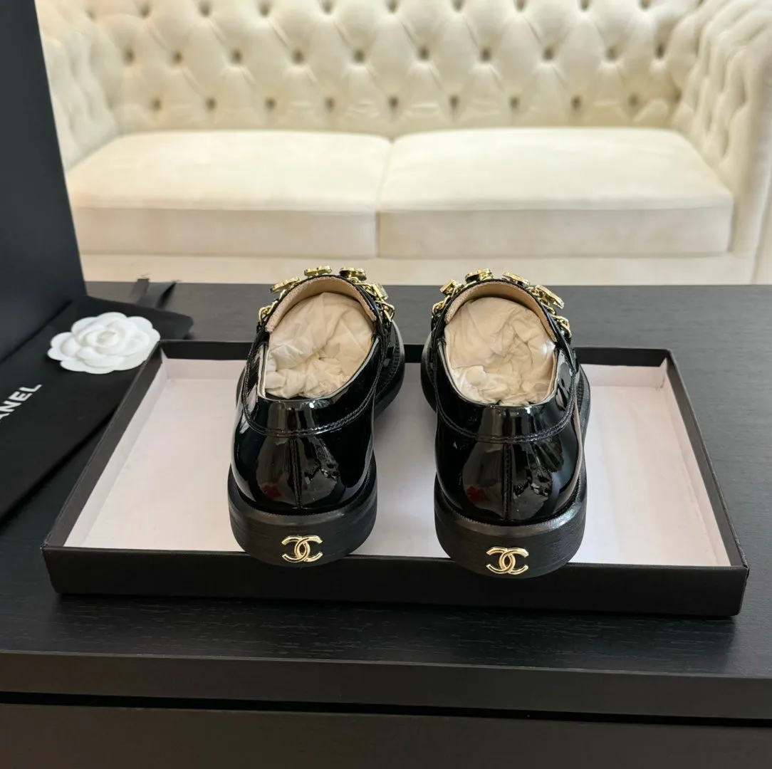 CC 25C Loafer Glossy Black Leather 212970