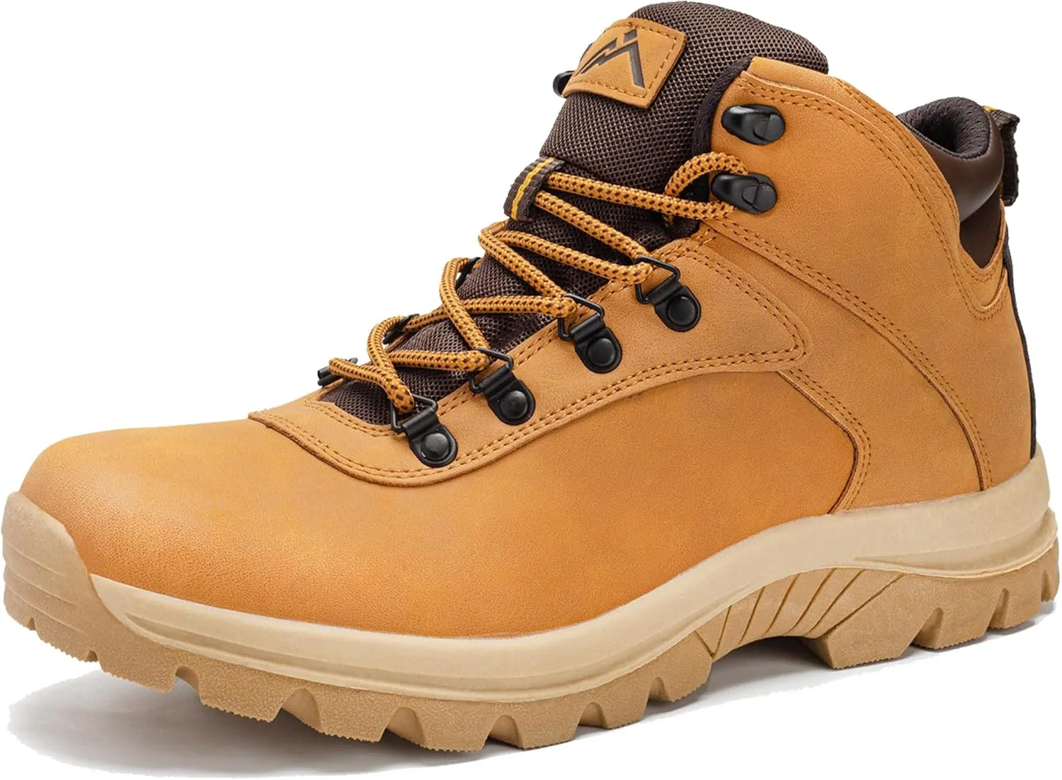 CC-Los Men's DualTrek Waterproof Hiking Boots Work Boots Yellow Size 7-14 Wide