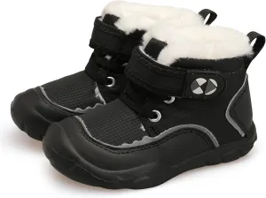 Centipede Demon Toddler Boots Boys Girls Winter Boots Waterproof Fleece Kids Snow Boots Faux Fur Booties Warm Walking Shoes for Indoor Outdoor