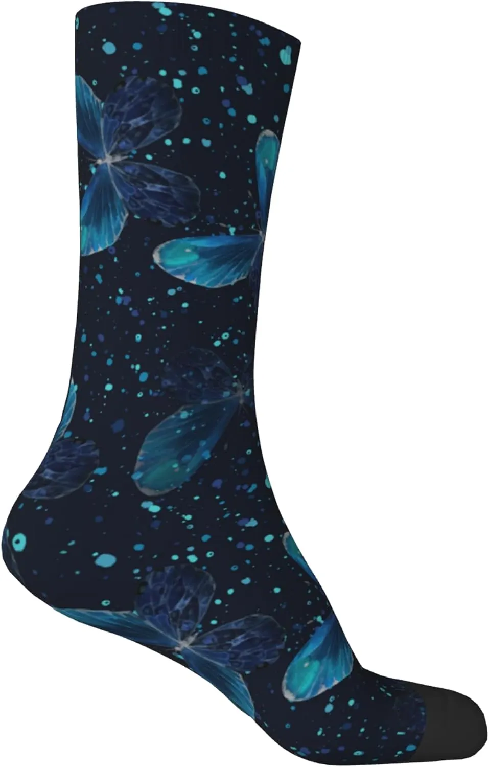 Cherry Blossoms Lake Crew Socks, Cool & Funny Socks for Women Men, Gifts Ideal