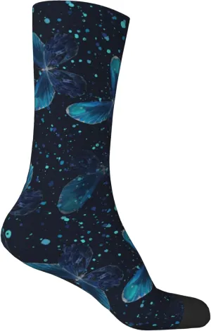 Cherry Blossoms Lake Crew Socks, Cool & Funny Socks for Women Men, Gifts Ideal
