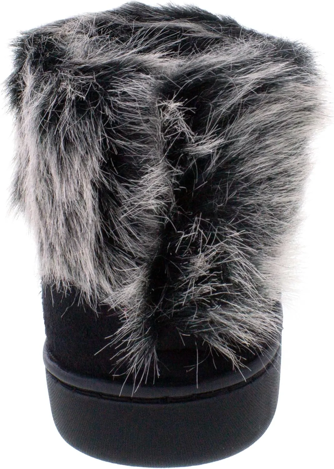 Comfy Feet Womens NCAA Faux Sheepskin Furry Top Indoor Outdoor Slippers