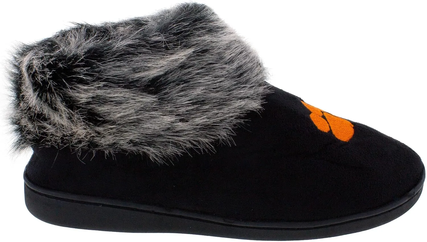 Comfy Feet Womens NCAA Faux Sheepskin Furry Top Indoor Outdoor Slippers