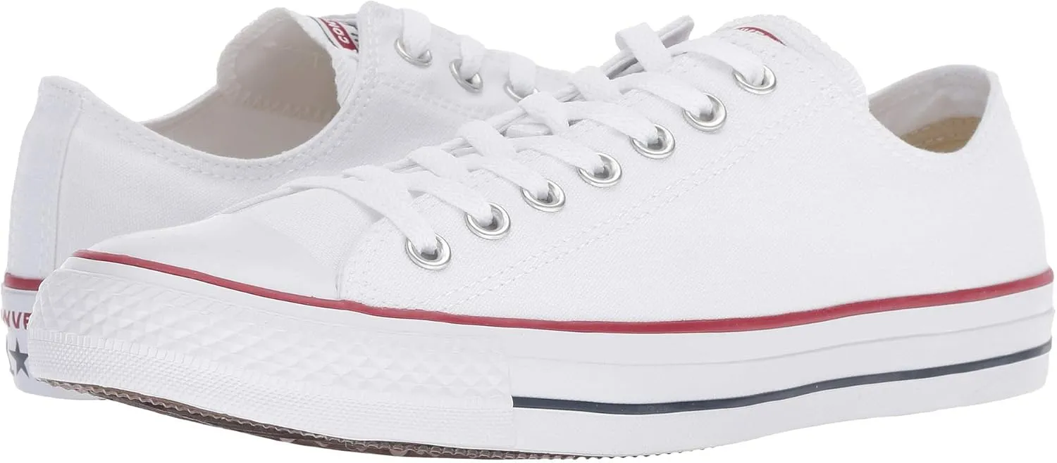 Converse Chuck Taylor Classic Sneakers Low TOP Optical White, 7 Men / 9 Women
