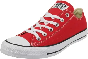 Converse Unisex Chuck Taylor All Star Low Top Red Sneakers - 12.5 B(M) US Women / 10.5 D(M) US Men