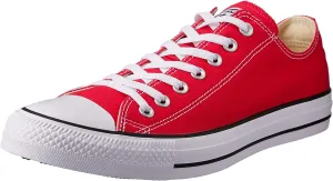 Converse Unisex Chuck Taylor All Star Low Top Red Sneakers - 5 B(M) US